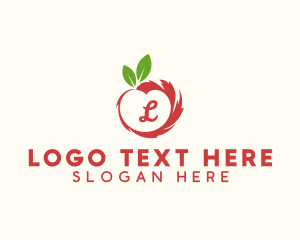 Grocery Shop - Apple Fruit Farm logo design
