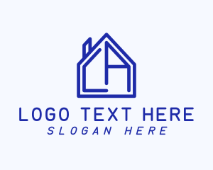 Land Developer - House Property Letter C & A logo design