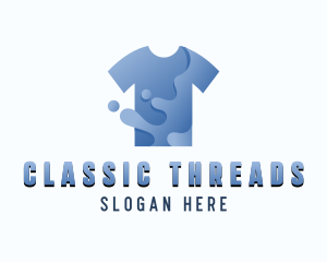 Clean Shirt Washing logo design