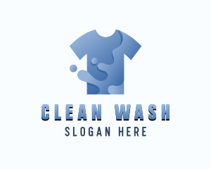 Clean Shirt Washing logo design