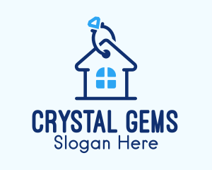 Diamond Housing Price Tag logo design