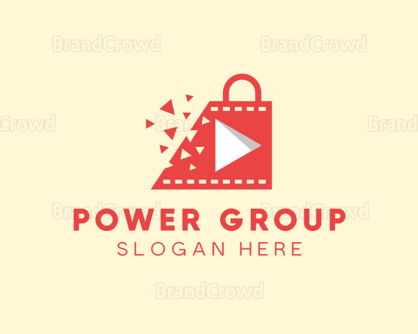 Video Shopping Bag Logo