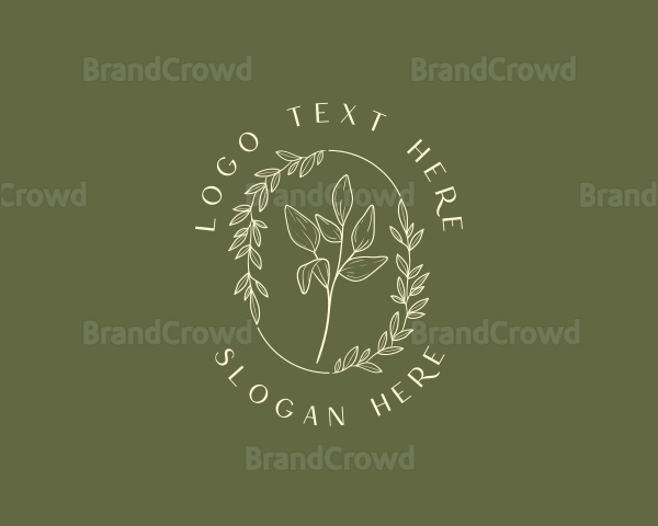 Botanical Leaf Foliage Logo