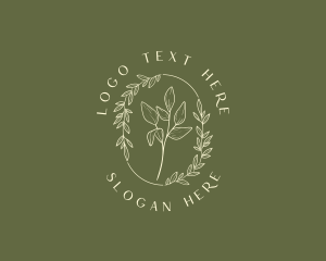 Botanical Leaf Foliage Logo