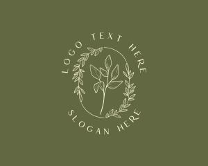 Herb - Botanical Leaf Foliage logo design