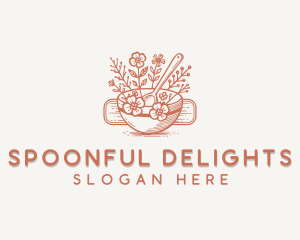 Floral Patisserie Baking logo design