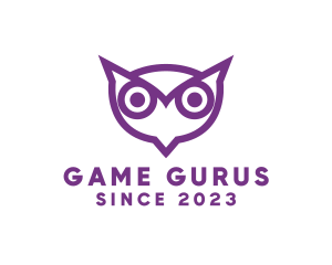 Modern Owl Head logo design
