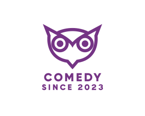 Video Game - Modern Owl Head logo design