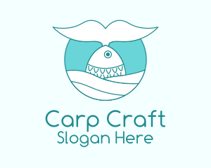 Carp - Fish Seafood Restaurant logo design