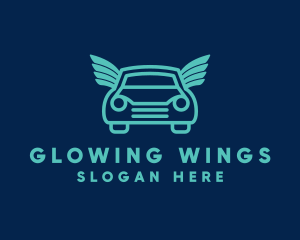 Car Wings Automobile logo design