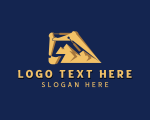 Engineer - Mining Excavator Contractor logo design