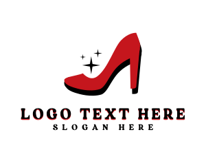 High Heel - Stiletto Shoe Boutique logo design
