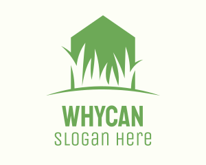 House Grass Lawn logo design