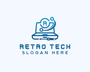 Laptop Computer Technology logo design