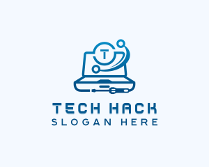 Laptop Computer Technology logo design