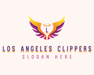Angelic Holy Wings logo design
