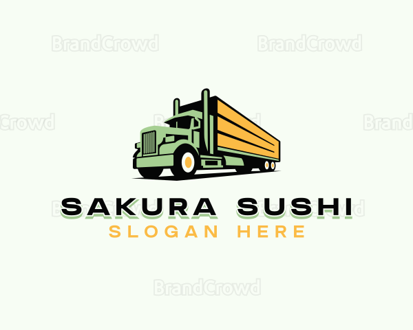 Transport Cargo Trucking Logo