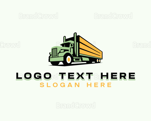 Transport Cargo Trucking Logo