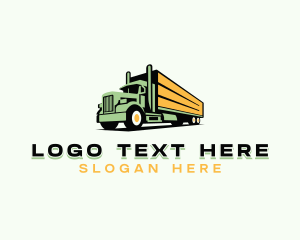 Logistics - Transport Cargo Trucking logo design