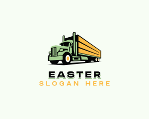 Transport Cargo Trucking Logo