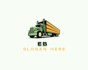 Transport Cargo Trucking Logo