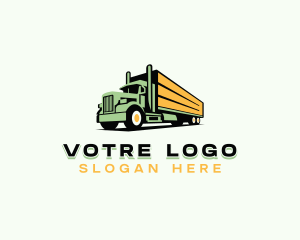 Transport Cargo Trucking Logo