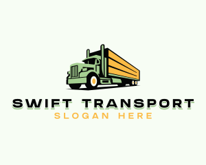 Transport Cargo Trucking logo design