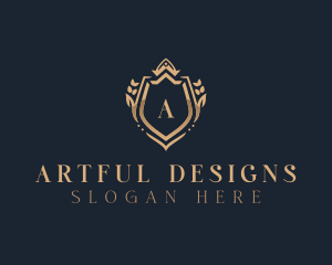 Royal Shield Luxury logo design