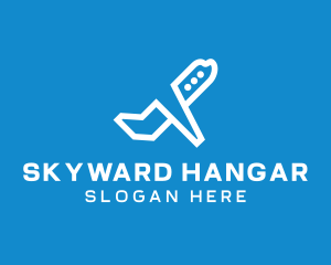 Airline Plane Takeoff logo design