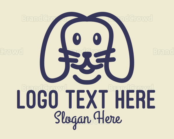 Cute Pet Dog Logo