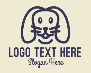 Furries - Cute Pet Dog logo design