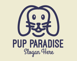 Cute Pet Dog  logo design