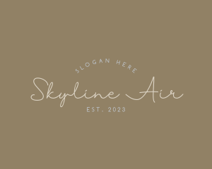 Elegant Script Business Logo