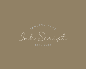 Elegant Script Business logo design