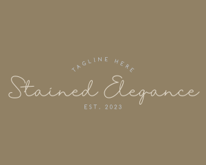 Elegant Script Business logo design