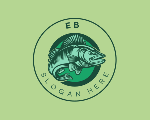 Tuna - Seafood Swimming Fish logo design