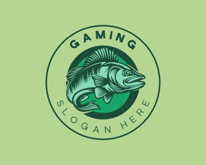 Coastal - Seafood Swimming Fish logo design