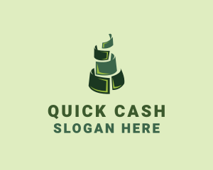 Cash - Cash Money Spiral logo design