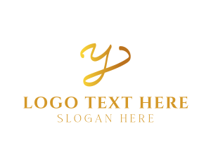 Elegant Cursive Business Logo