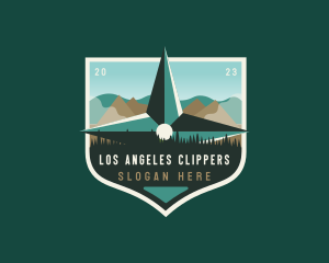 Camper - Compass Destination Travel logo design