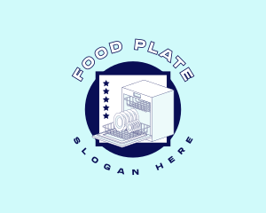 Plate - Clean Plate Dishwasher logo design