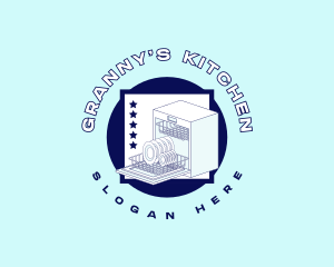 Clean Plate Dishwasher logo design