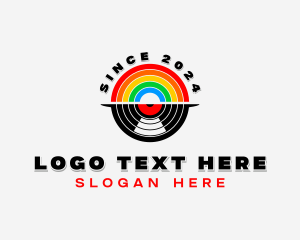 Record Label - Vinyl Disk Recording logo design