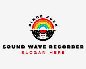 Vinyl Disk Recording logo design