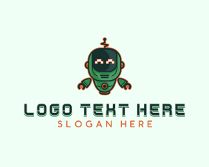 Machine - Robotic Machine Tech logo design