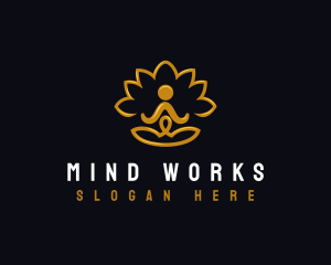 Wellness Meditation Yoga logo design