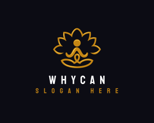 Person - Wellness Meditation Yoga logo design