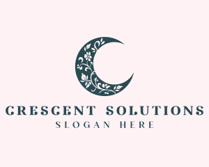 Crescent Moon Boutique logo design