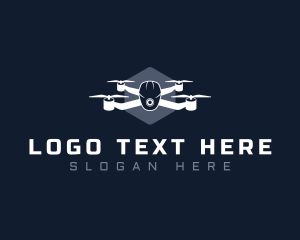 Flights - Surveillance Drone Camera logo design