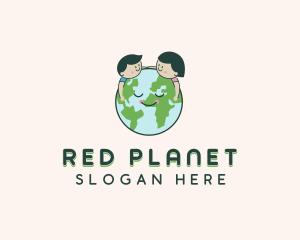 Kids Planet Earth logo design